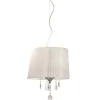 Design by Gru00f6nlund Sisustusvalaisimet*Design by Grönlund Crystal kattovalaisin pieni valkoinen