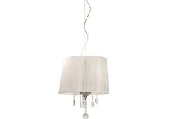 Design by Gru00f6nlund Sisustusvalaisimet*Design by Grönlund Crystal kattovalaisin pieni valkoinen