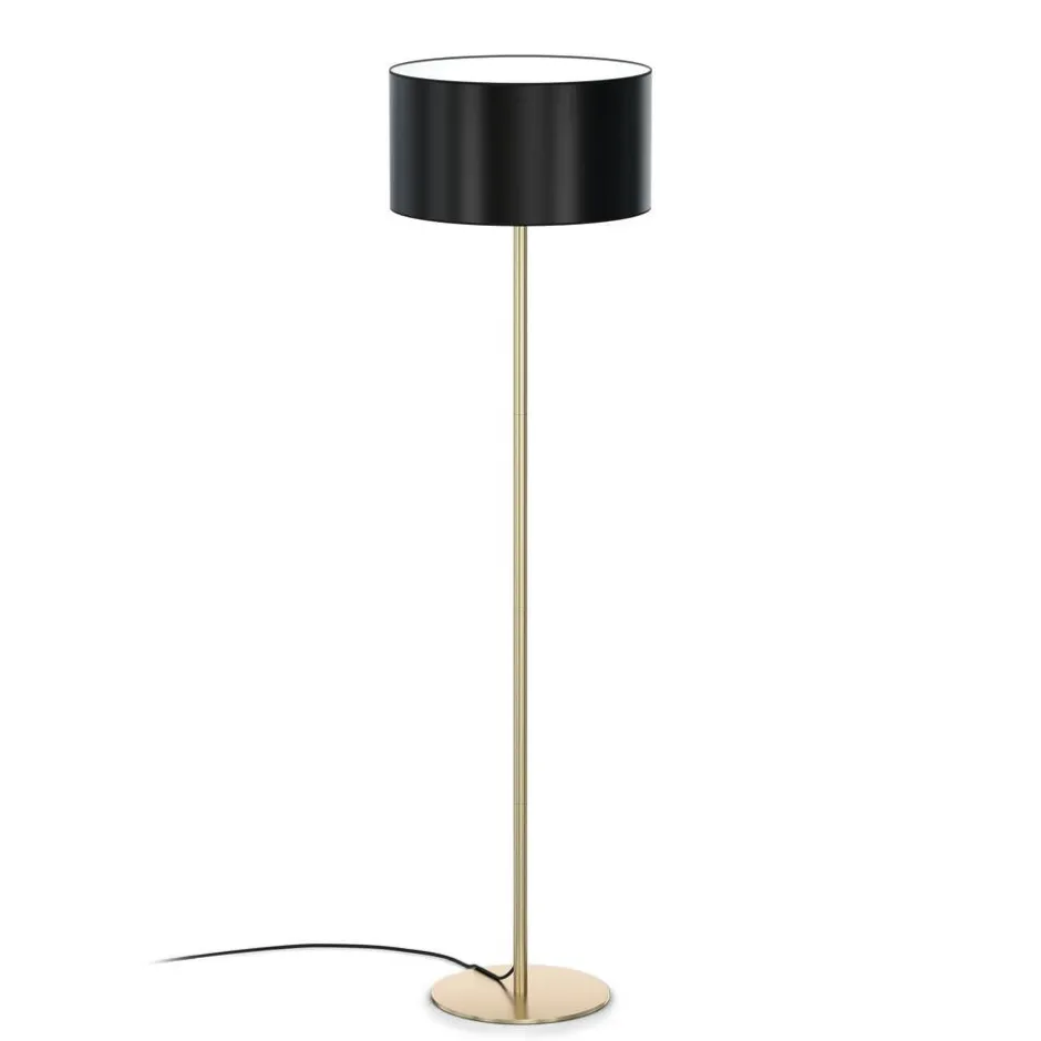 Design by Gru00f6nlund Sisustusvalaisimet*Design by Grönlund lattiavalaisin Austin kangasvarjostimella