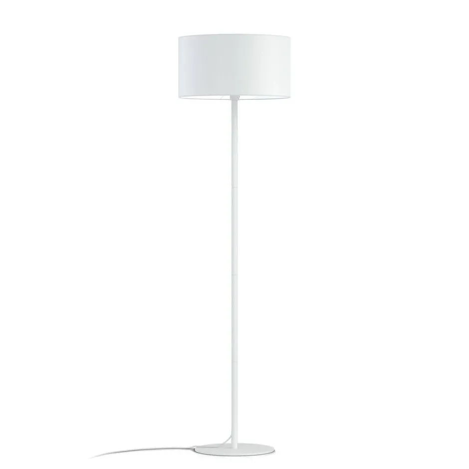 Design by Gru00f6nlund Sisustusvalaisimet*Design by Grönlund lattiavalaisin Austin kangasvarjostimella