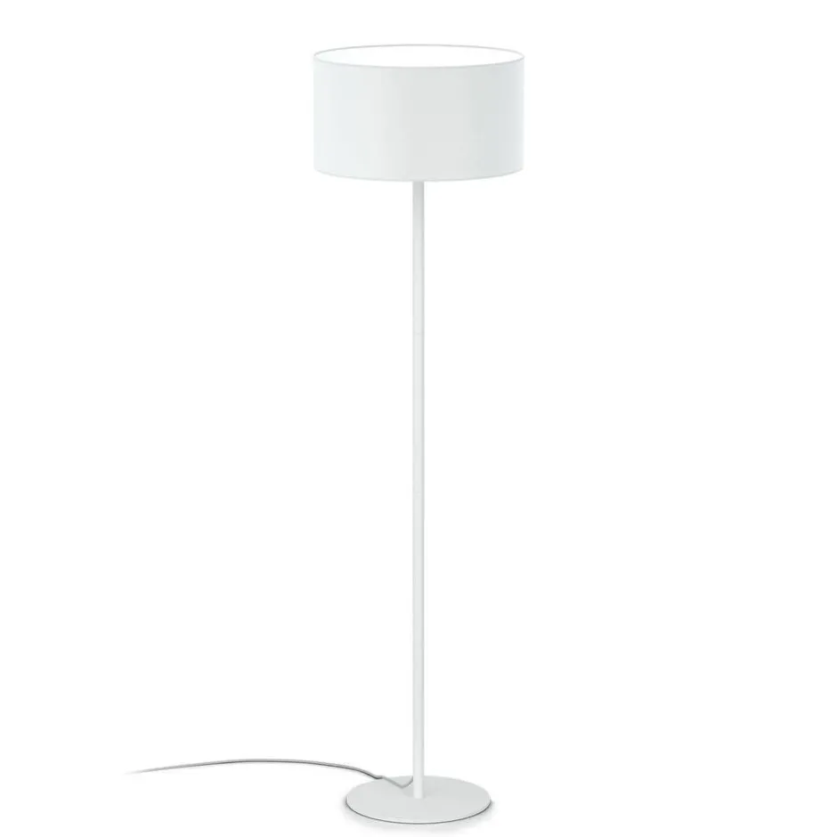 Design by Gru00f6nlund Sisustusvalaisimet*Design by Grönlund lattiavalaisin Austin kangasvarjostimella