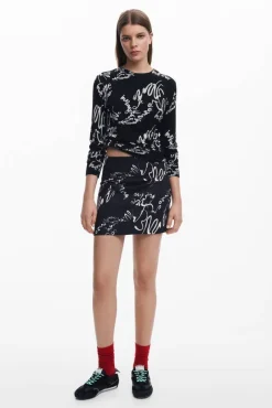 Desigual Hameet Ja Haalarit*hame 25SWFW03 2000 musta