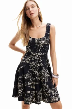 Desigual Vapaa-Ajan Mekot*mekko 24SWVK09 2000 musta