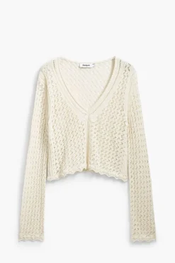 Desigual Neulepuserot*neule 25SWJF23 1001 Luonnonvalkoinen