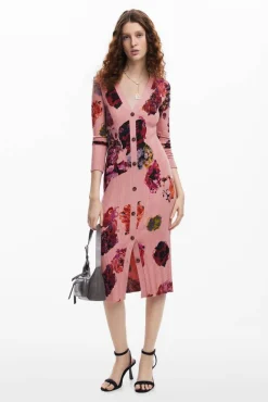 Desigual Vapaa-Ajan Mekot*neulemekko 24WWVF11 3044 Rosa