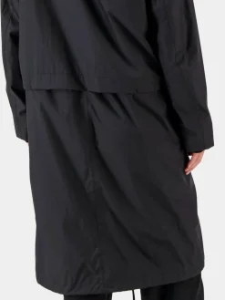 Didriksons Kevät- Ja Syystakit*takki Edina w parka long 060 Musta