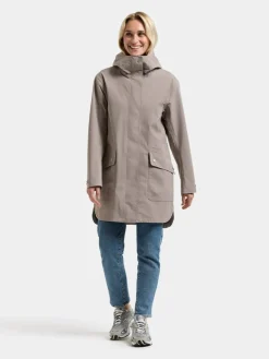 Didriksons Kevät- Ja Syystakit*takki Gwen parka F04 Ash brown