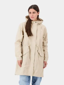 Didriksons Kevät- Ja Syystakit*takki Helen w parka 569 Vaalea beige