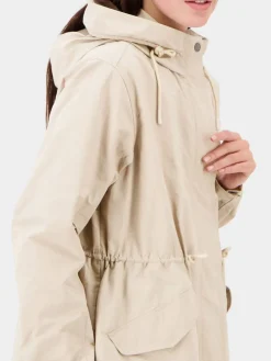 Didriksons Kevät- Ja Syystakit*takki Helen w parka 569 Vaalea beige