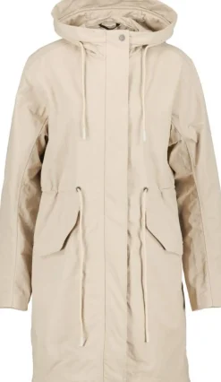 Didriksons Kevät- Ja Syystakit*takki Helen w parka 569 Vaalea beige