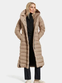 Didriksons Talvitakit*takki Stella parka long beige 451