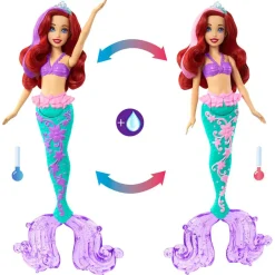 Disney Princess Nuket Ja Kotileikki*Hyper Hair Feature Ariel nukke