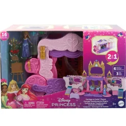 Disney Princess Nuket Ja Kotileikki*leikkisetti vaunut & linna