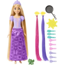 Disney Princess Nuket Ja Kotileikki*Rapunzel Feature Hair Doll nukke