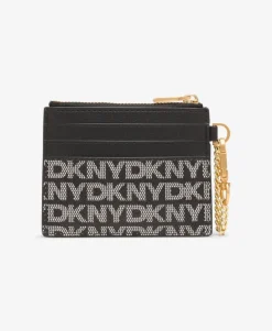 DKNY Lompakot*korttikotelo R42Z5E38 XLB XLBBlack logo / black