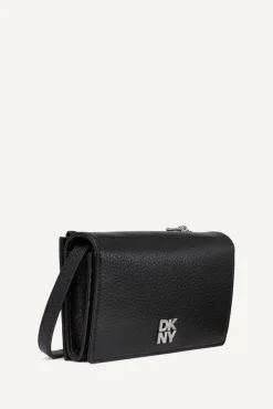 DKNY Laukut Ja Kassit*olkalaukku Etta Wallet On A String BSV BSV Black silver
