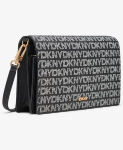 DKNY Laukut Ja Kassit*olkalaukku R4255E37 XLB XLB Black logo / black
