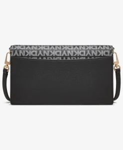 DKNY Laukut Ja Kassit*olkalaukku R4255E37 XLB XLB Black logo / black