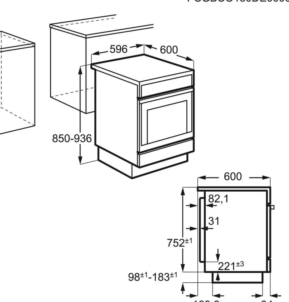 Electrolux Uunit Ja Liedet*liesi LKI66440NW 60 cm