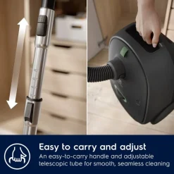 Electrolux Silitys Ja Siivous*pölynimuri Clean 600 Green Bagged EB61C2GRN harmaa