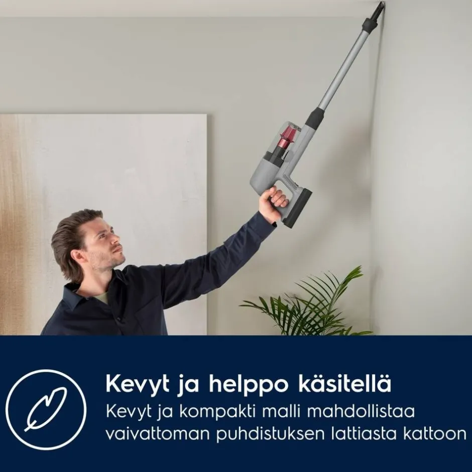 Electrolux Silitys Ja Siivous*varsi-imuri Animal 700 EP71AB14UG harmaa