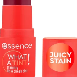 Essence Meikit*huuli- ja poskisävy What A Tint! staining lip & chee
