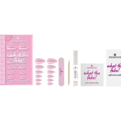 Essence Kynsilakat Ja -Tarvikkeet|Meikit*tekokynnet What The Fake! Press-On nails manicure set