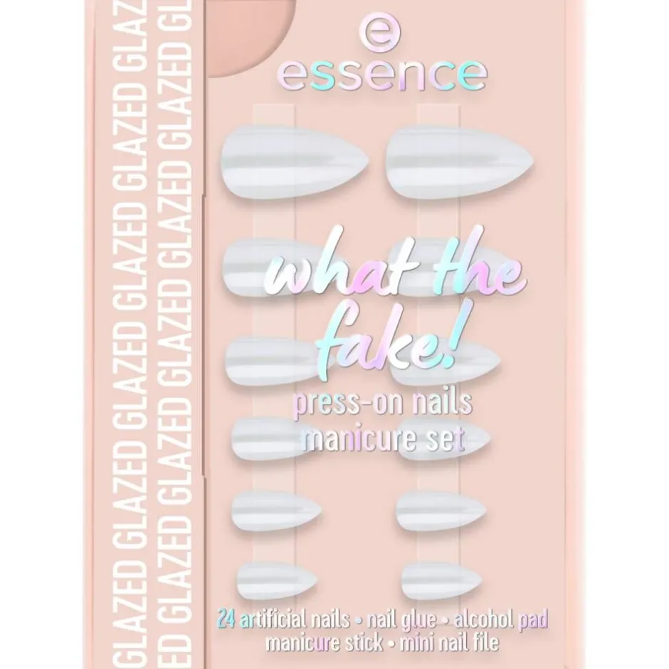 Essence Kynsilakat Ja -Tarvikkeet|Meikit*tekokynnet What The Fake! Press-On nails manicure se