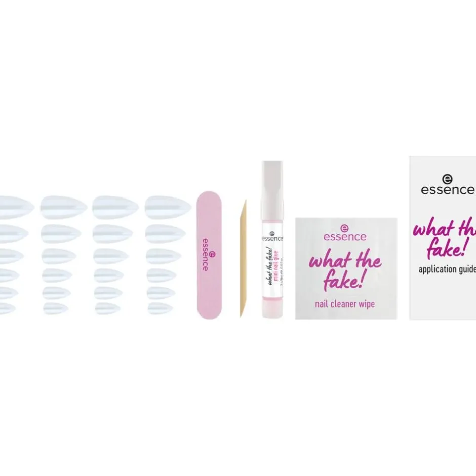 Essence Kynsilakat Ja -Tarvikkeet|Meikit*tekokynnet What The Fake! Press-On nails manicure se