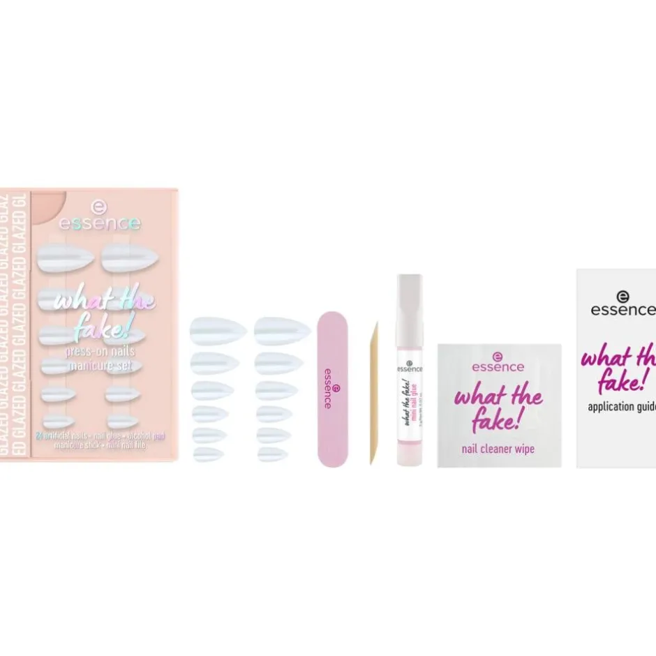Essence Kynsilakat Ja -Tarvikkeet|Meikit*tekokynnet What The Fake! Press-On nails manicure se