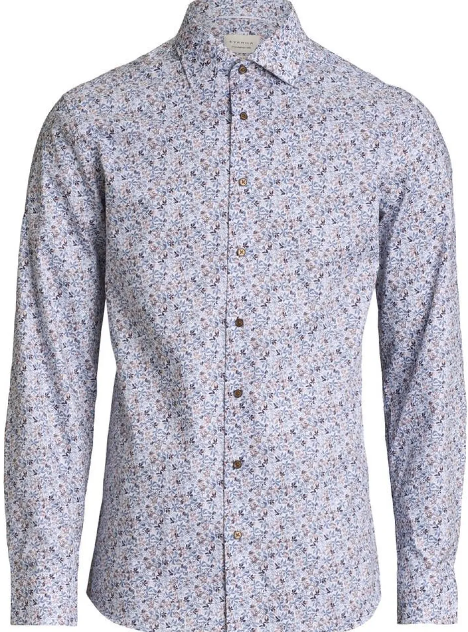 Eterna Kauluspaidat*paita F170 4221 Slim fit 15 Blue