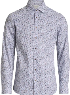 Eterna Kauluspaidat*paita F170 4221 Slim fit 15 Blue