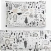 Familon Lastenhuone|Vuodetekstiilit*Kaverit Organic lasten pl+tl setti valk/kaakao 120x160/40x60