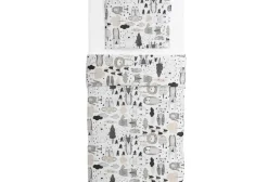 Familon Lastenhuone|Vuodetekstiilit*Kaverit Organic vauvan pl+tl setti 85x125/35x45 kaakao