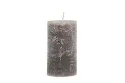 Fanni K Home Kynttilät Ja Huonetuoksut*pöytäkynttilä Rustiikki 6,8x12 cm harmaa