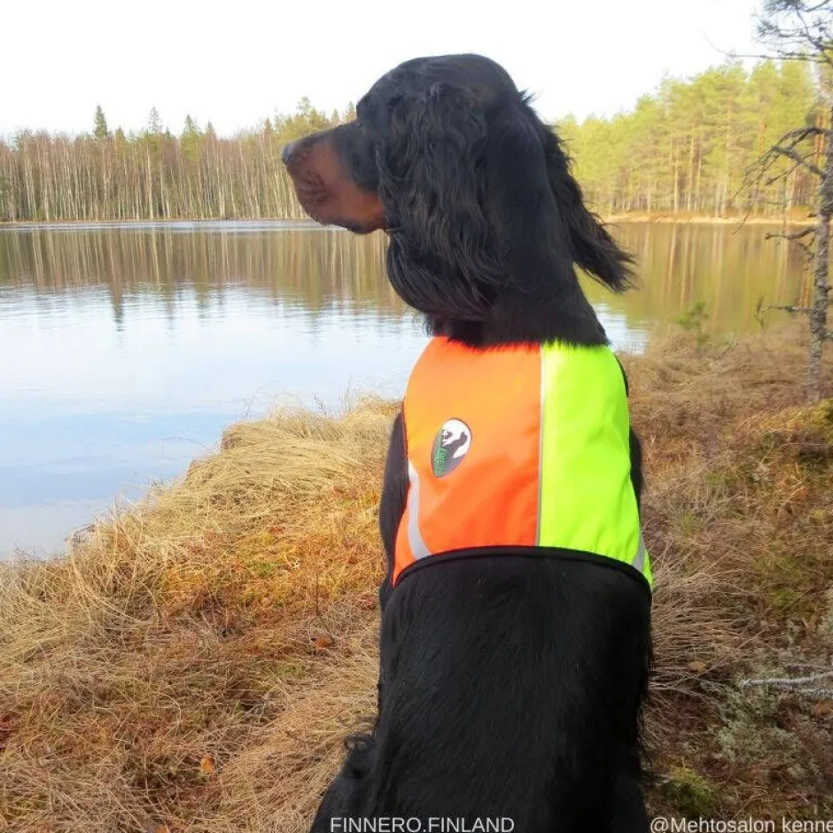 Finnero Koirat*Ukko Signal Vest Metsästysliivi punainen/keltainen L