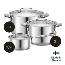 Fiskars Keittoastiat*All Steel kattila 5 L
