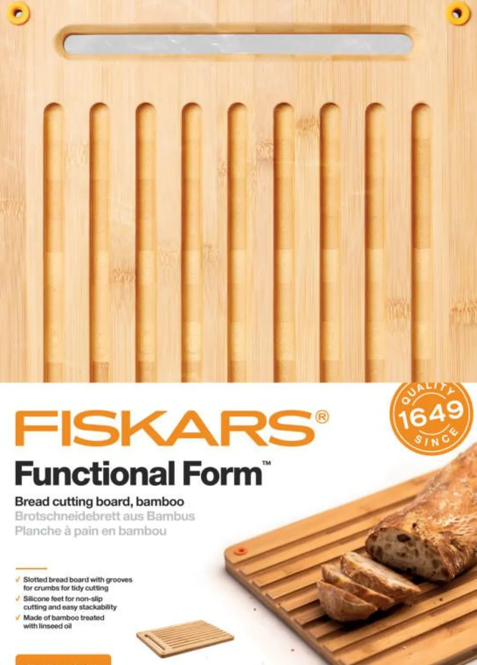 Fiskars Veitset Ja Leikkuulaudat*Functional Form leipälauta bambu