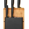 Fiskars Veitset Ja Leikkuulaudat*Functional Form veitsitukki bambu (sis. 5 veistä)
