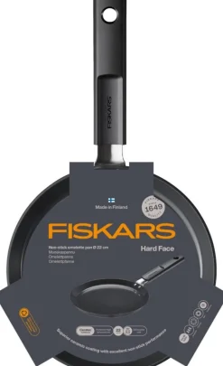 Fiskars Paistoastiat*Hard Face ohukais- /omelettipannu 22 cm