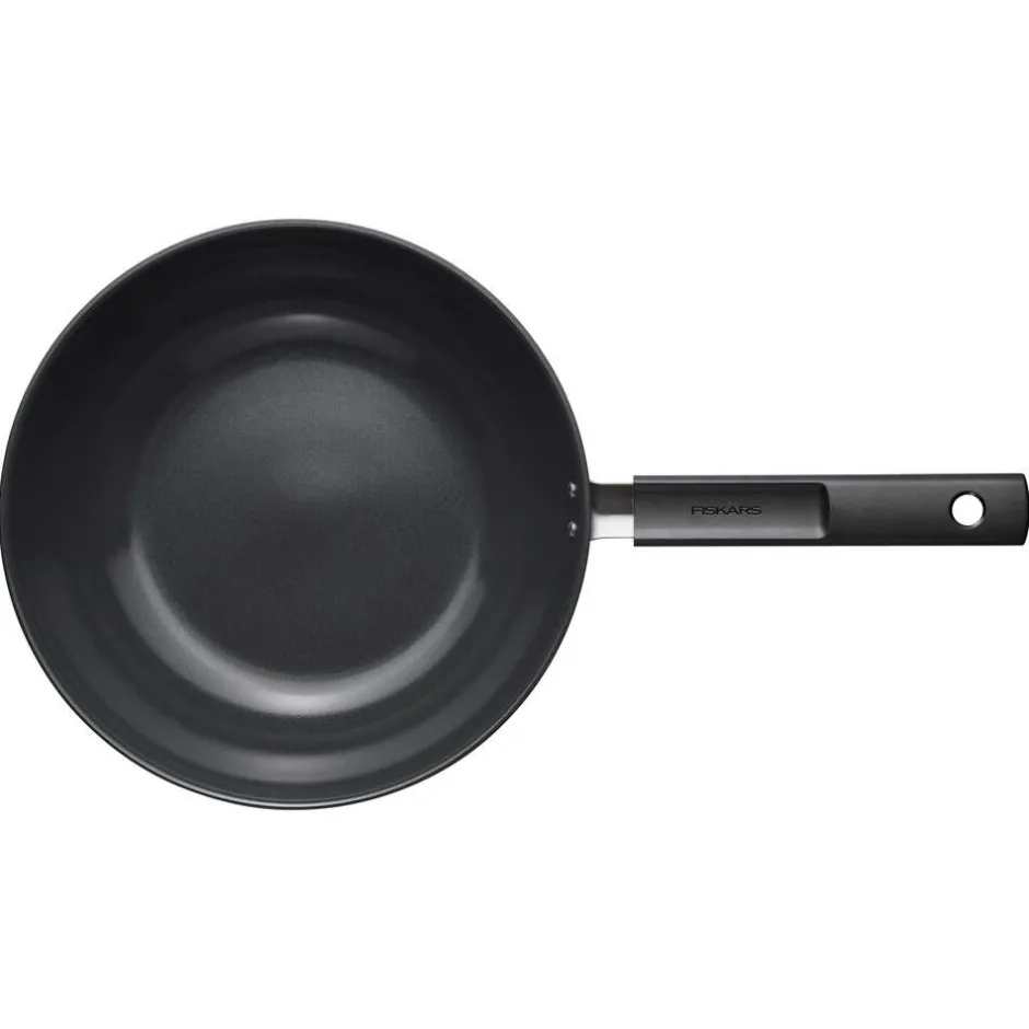 Fiskars Paistoastiat*Hard Face wokkipannu 28 cm / 4, 5 l