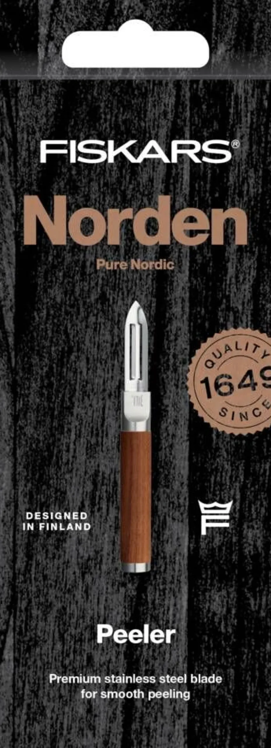 Fiskars Veitset Ja Leikkuulaudat*Norden kuorija kiinteä terä