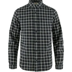 Fju00e4llru00e4ven Paidat Ja Neuleet*Fjällräven flanellipaita Övik Flannel Shirt 555-113 Dark Navy-Chalk White
