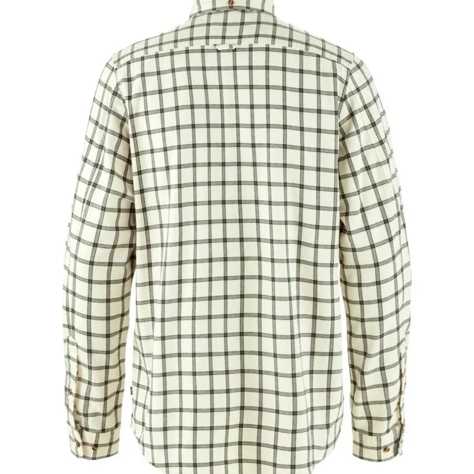 Fju00e4llru00e4ven Paidat Ja Neuleet*Fjällräven flanellipaita Övik Flannel Shirt 113-625 Chalk White-Laurel Green