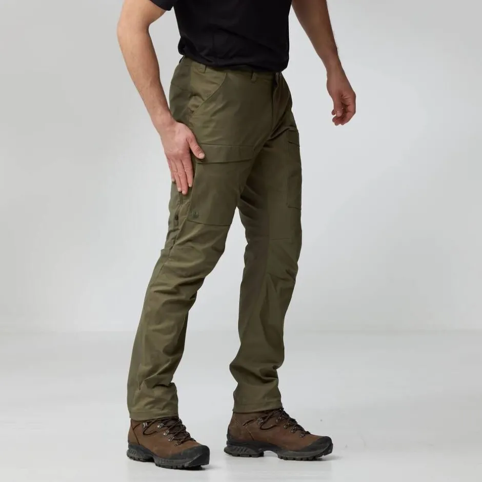 Fju00e4llru00e4ven Vaellus- Ja Metsästysvaatteet|Ulkoilu*Fjällräven housut Abisko Hybrid Trail Trs 550 Black