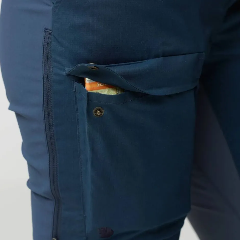 Fju00e4llru00e4ven Vaellus- Ja Metsästysvaatteet|Ulkoilu*Fjällräven housut Abisko Hybrid Trail Trs W 550 Black