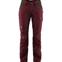 Fju00e4llru00e4ven Vaellus- Ja Metsästysvaatteet|Ulkoilu*Fjällräven housut Kaipak Curved women 356-030 Dark Garnet-Dark Grey