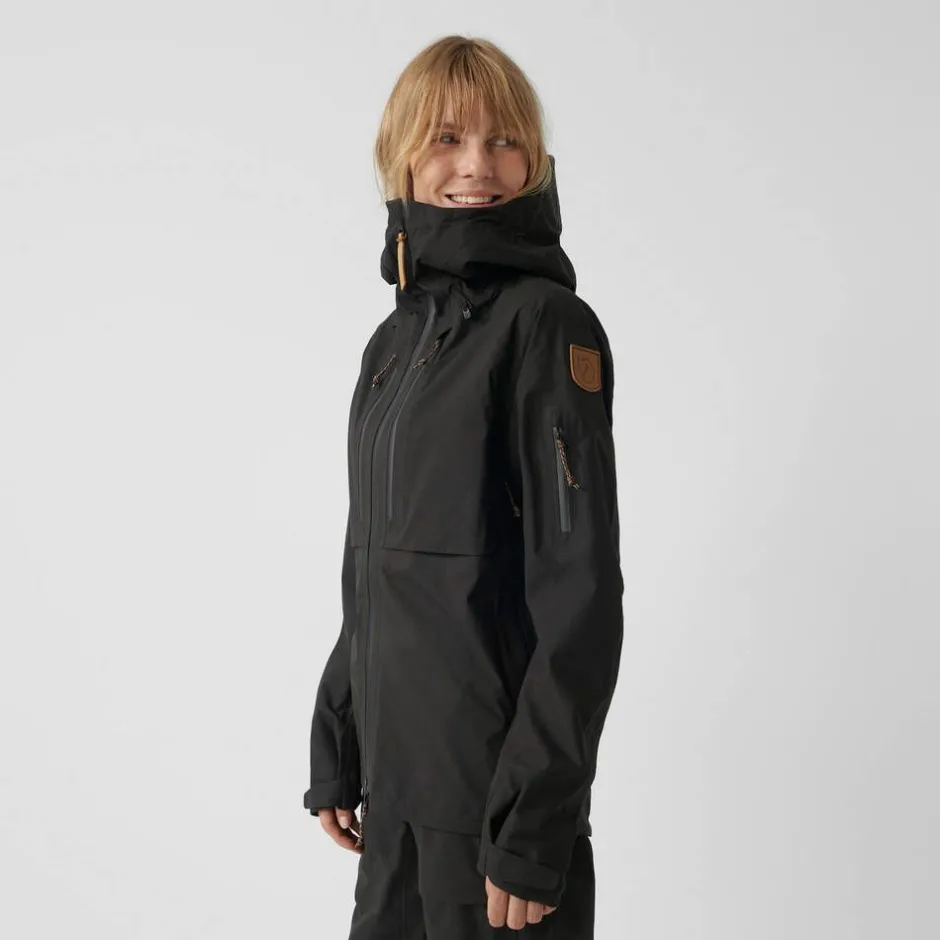 Fju00e4llru00e4ven Fleecet, Colleget Ja Hupparit*Fjällräven kuoritakki Keb Eco-Shell Jacket W