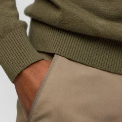 Fju00e4llru00e4ven Paidat Ja Neuleet*Fjällräven neule Övik Lite Half Zip 625 Laurel Green