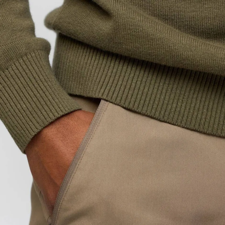 Fju00e4llru00e4ven Paidat Ja Neuleet*Fjällräven neule Övik Lite Half Zip 625 Laurel Green